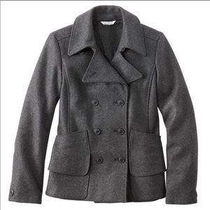 L.L. Bean Signature Blend Wool Peacoat